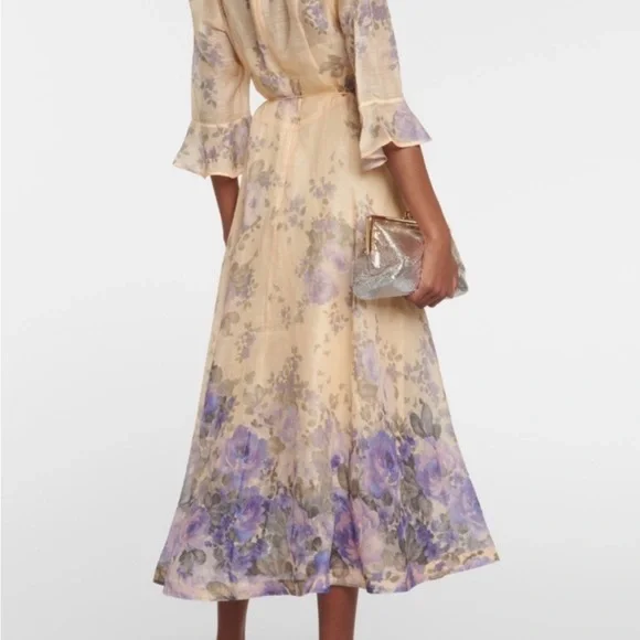 Zimmermann Floral Midi Dress - Picture 12 of 13